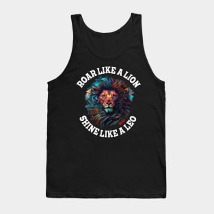 roar like lion - Leo zodiac sign Tank Top